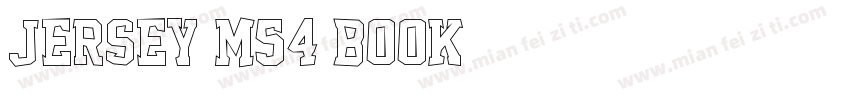 Jersey M54 Book字体转换